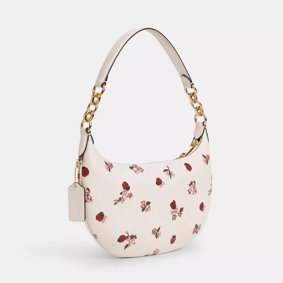 NWT💃Coach Payton Hobo Bag With Ladybug Floral Print Purse Bag - Picture 2 of 10